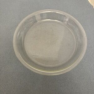 VTG PYREX #209 Clear Glass (Square Backstamp) 23 cm (9 7/8") Pie Plate
